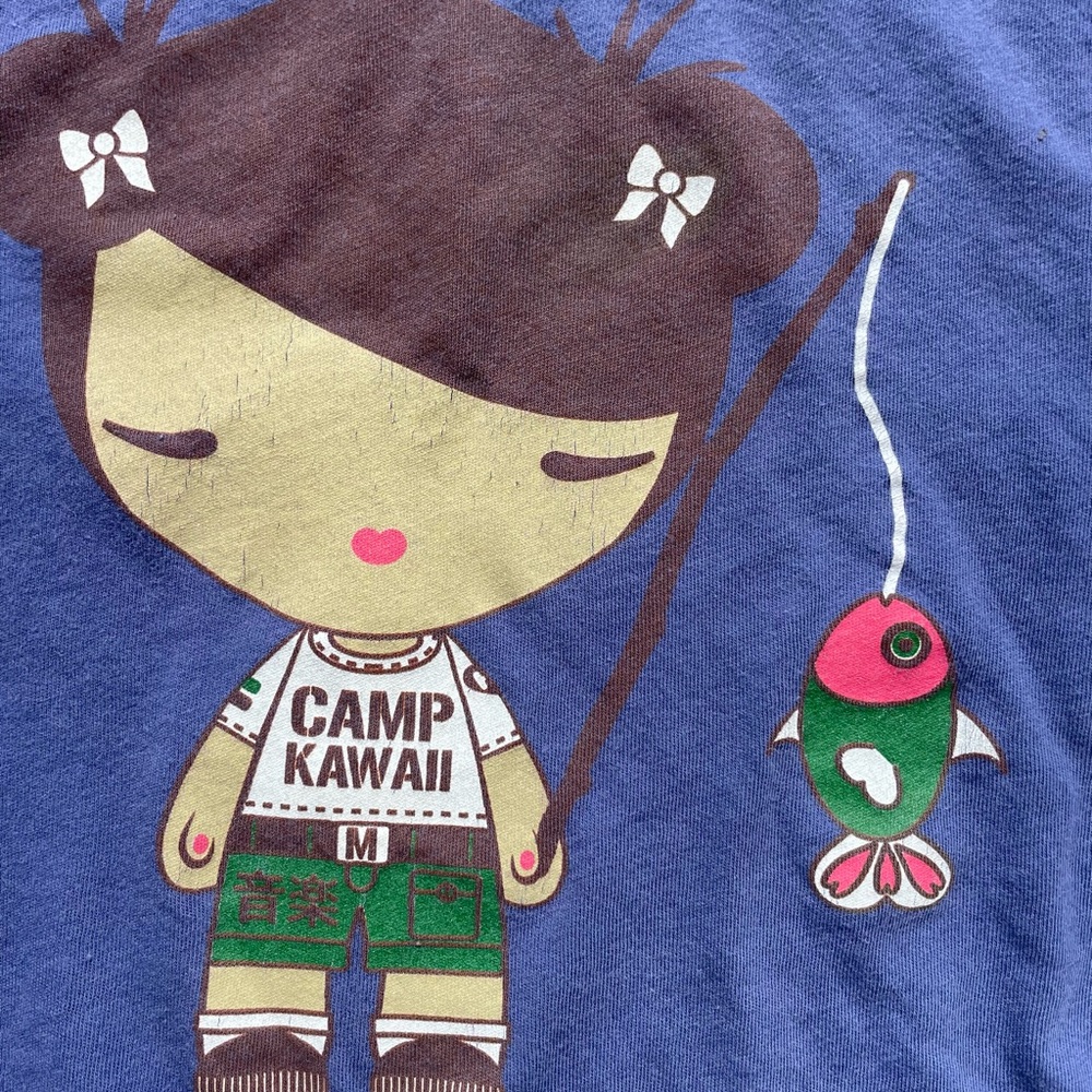 HARAJUKU LOVERS Vintage Gwen Stefani Kid Japan Japanese Baby Tee Camp Kawaii 6